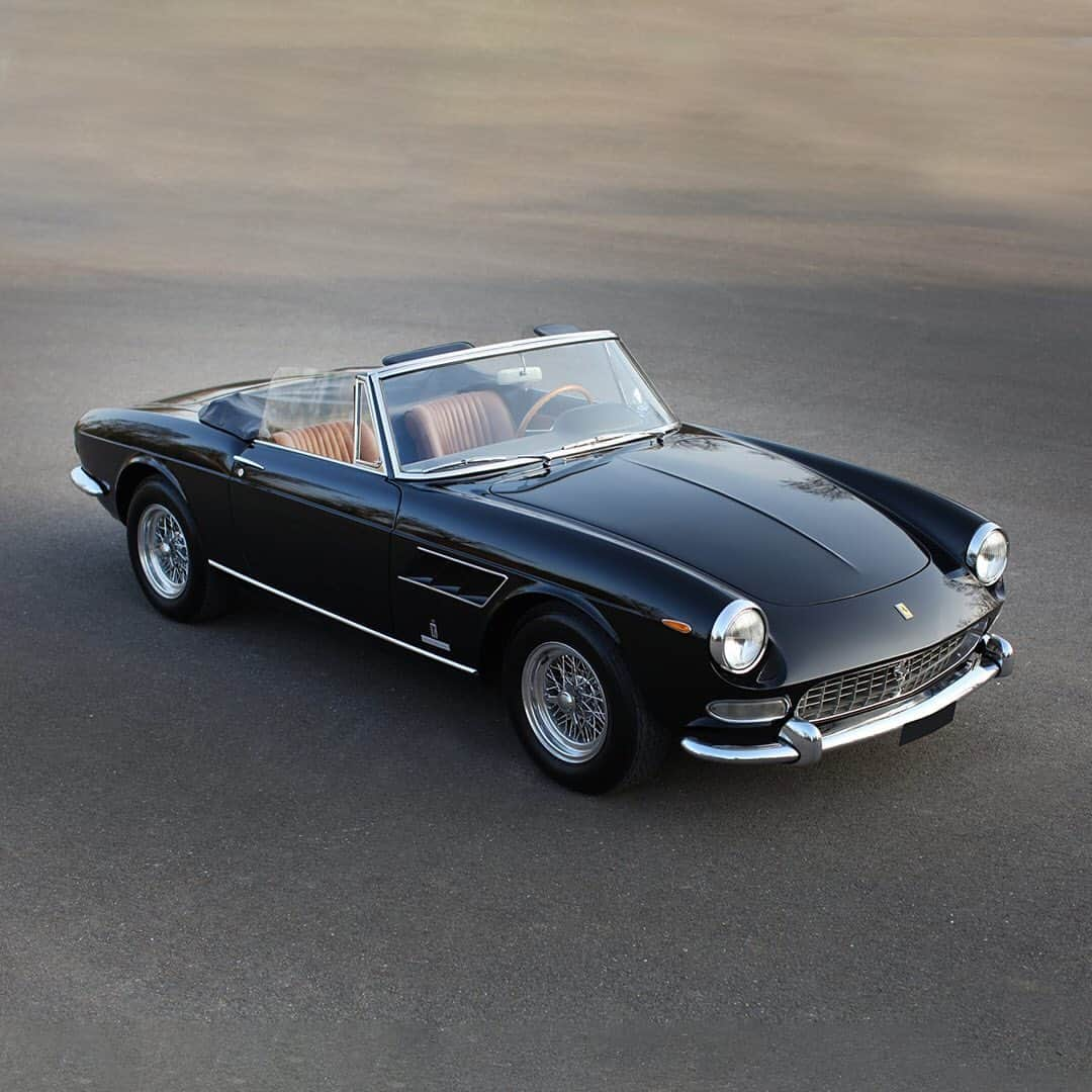 HYPEBEASTさんのインスタグラム写真 - (HYPEBEASTInstagram)「#hypeAF: This extremely rare Pininfarina-Designed 1966 @ferrari 275 GTS has been put up for sale. Designed by famed Italian design firm and coachbuilder Pininfarina (@automobilipininfarinaofficial), the current car is marked 114th of only 200 examples ever built boasting a GTS Colombo-type 60-degree V12 engine capable of pushing out 260HP. The car is painted over in Nero black and complemented by a Cognac leather interior. Visit @auxietreschmidt’s website to learn more.⁠⠀ Photo: Auxietre & Schmidt」3月31日 2時34分 - hypebeast