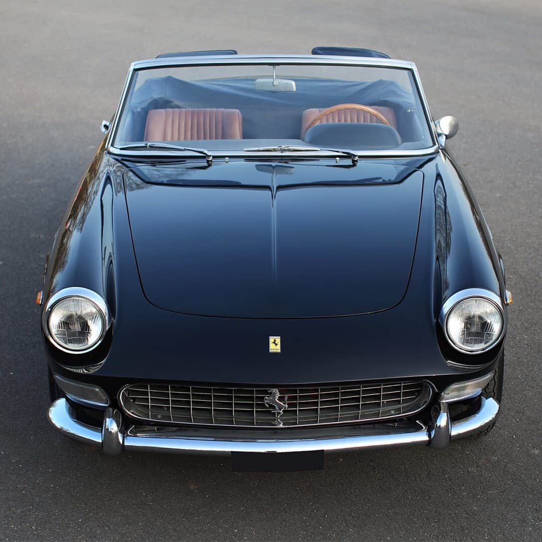 HYPEBEASTさんのインスタグラム写真 - (HYPEBEASTInstagram)「#hypeAF: This extremely rare Pininfarina-Designed 1966 @ferrari 275 GTS has been put up for sale. Designed by famed Italian design firm and coachbuilder Pininfarina (@automobilipininfarinaofficial), the current car is marked 114th of only 200 examples ever built boasting a GTS Colombo-type 60-degree V12 engine capable of pushing out 260HP. The car is painted over in Nero black and complemented by a Cognac leather interior. Visit @auxietreschmidt’s website to learn more.⁠⠀ Photo: Auxietre & Schmidt」3月31日 2時34分 - hypebeast