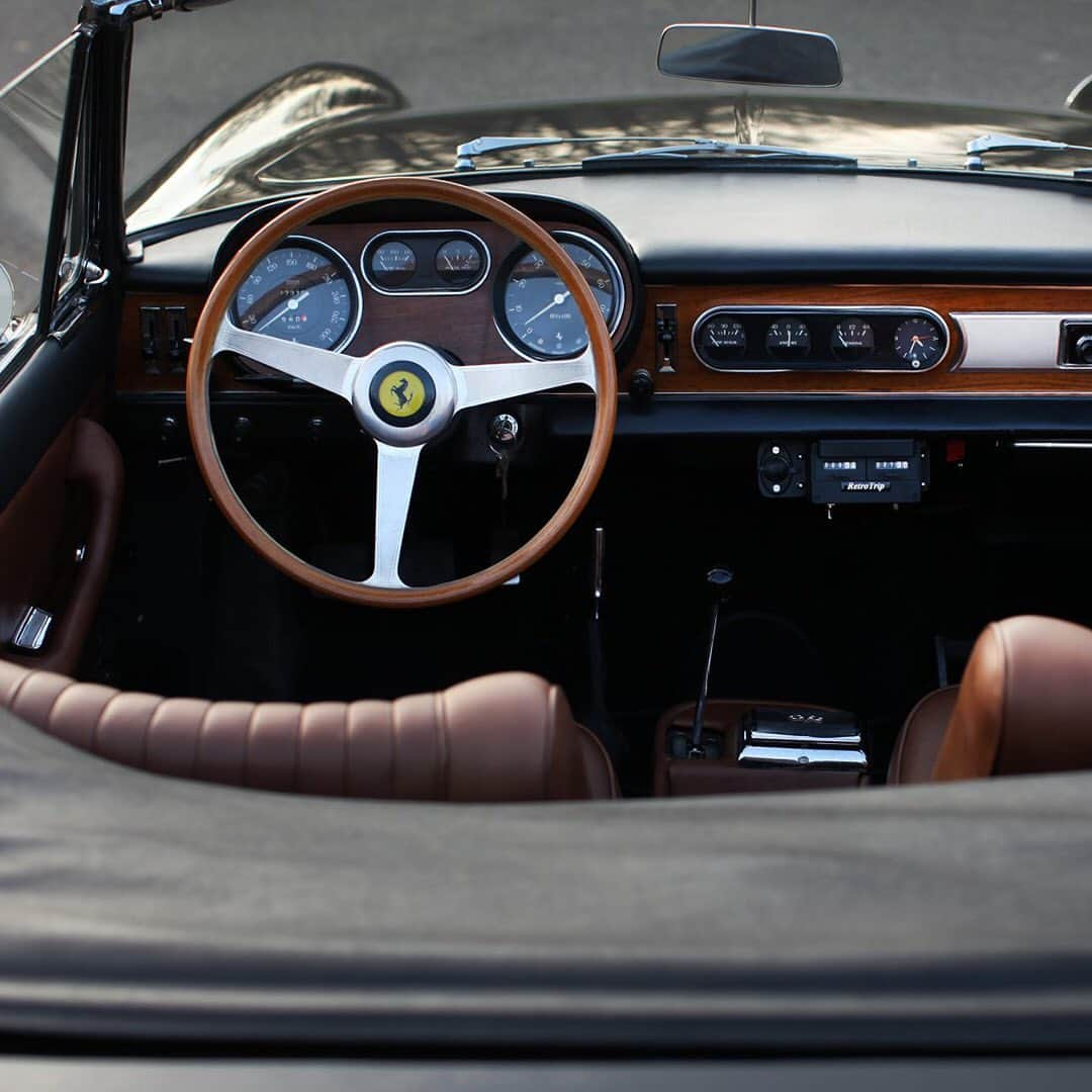 HYPEBEASTさんのインスタグラム写真 - (HYPEBEASTInstagram)「#hypeAF: This extremely rare Pininfarina-Designed 1966 @ferrari 275 GTS has been put up for sale. Designed by famed Italian design firm and coachbuilder Pininfarina (@automobilipininfarinaofficial), the current car is marked 114th of only 200 examples ever built boasting a GTS Colombo-type 60-degree V12 engine capable of pushing out 260HP. The car is painted over in Nero black and complemented by a Cognac leather interior. Visit @auxietreschmidt’s website to learn more.⁠⠀ Photo: Auxietre & Schmidt」3月31日 2時34分 - hypebeast