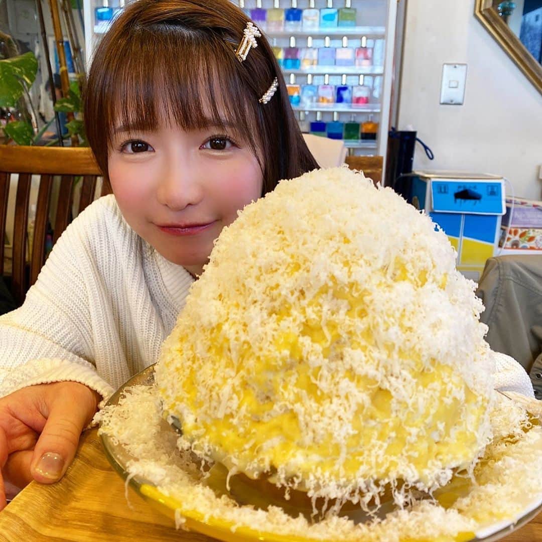 もえのあずきさんのインスタグラム写真 - (もえのあずきInstagram)「真冬でも食べたいかき氷🤤💓 #かき氷 #かき氷部 #凡くら#かき氷凡くら #」3月31日 16時03分 - moeazukitty