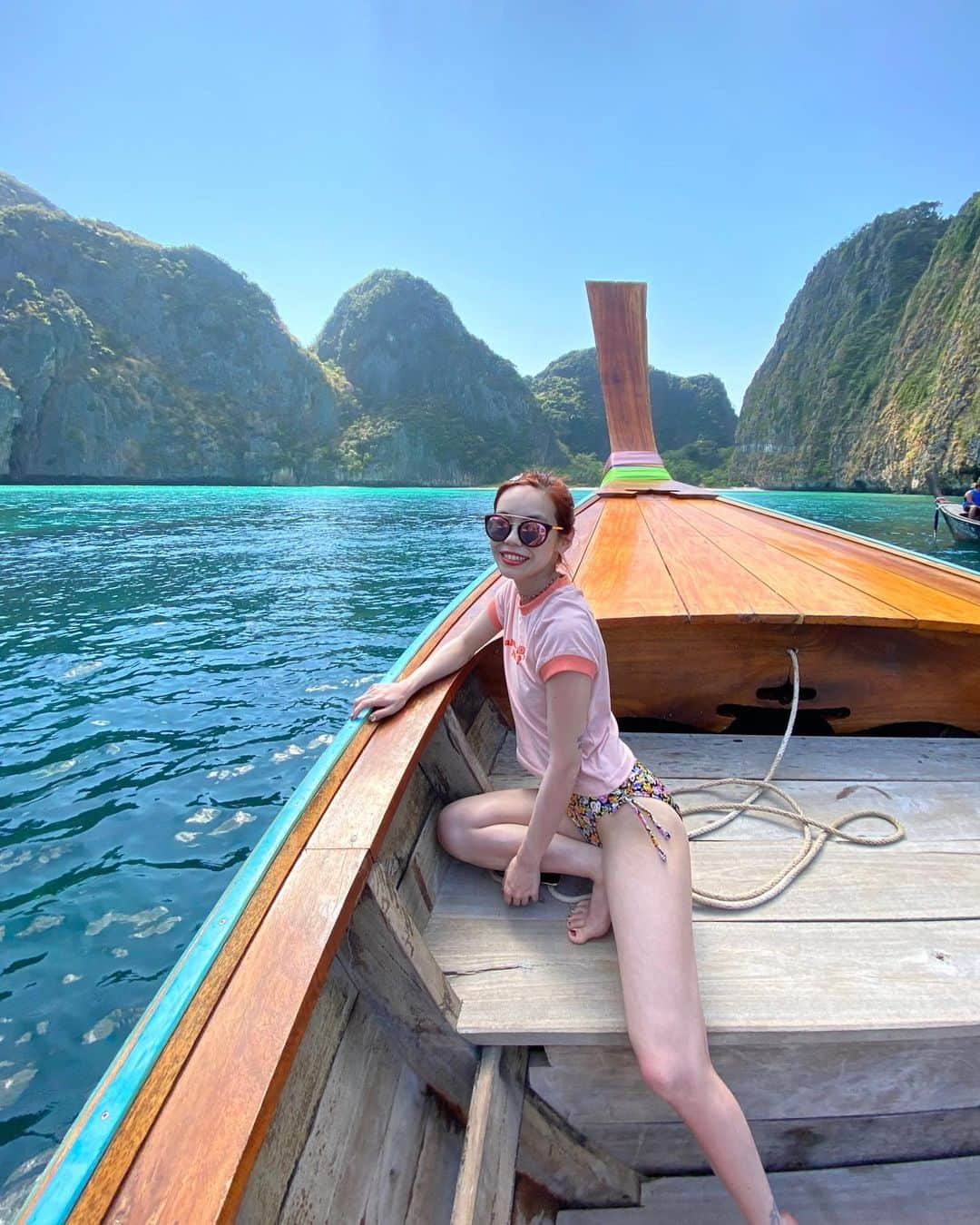 瀬戸あゆみさんのインスタグラム写真 - (瀬戸あゆみInstagram)「☀️🏝🚤✨ #ayumi_journey  #phiphi #thailand」3月31日 14時38分 - setoayumi