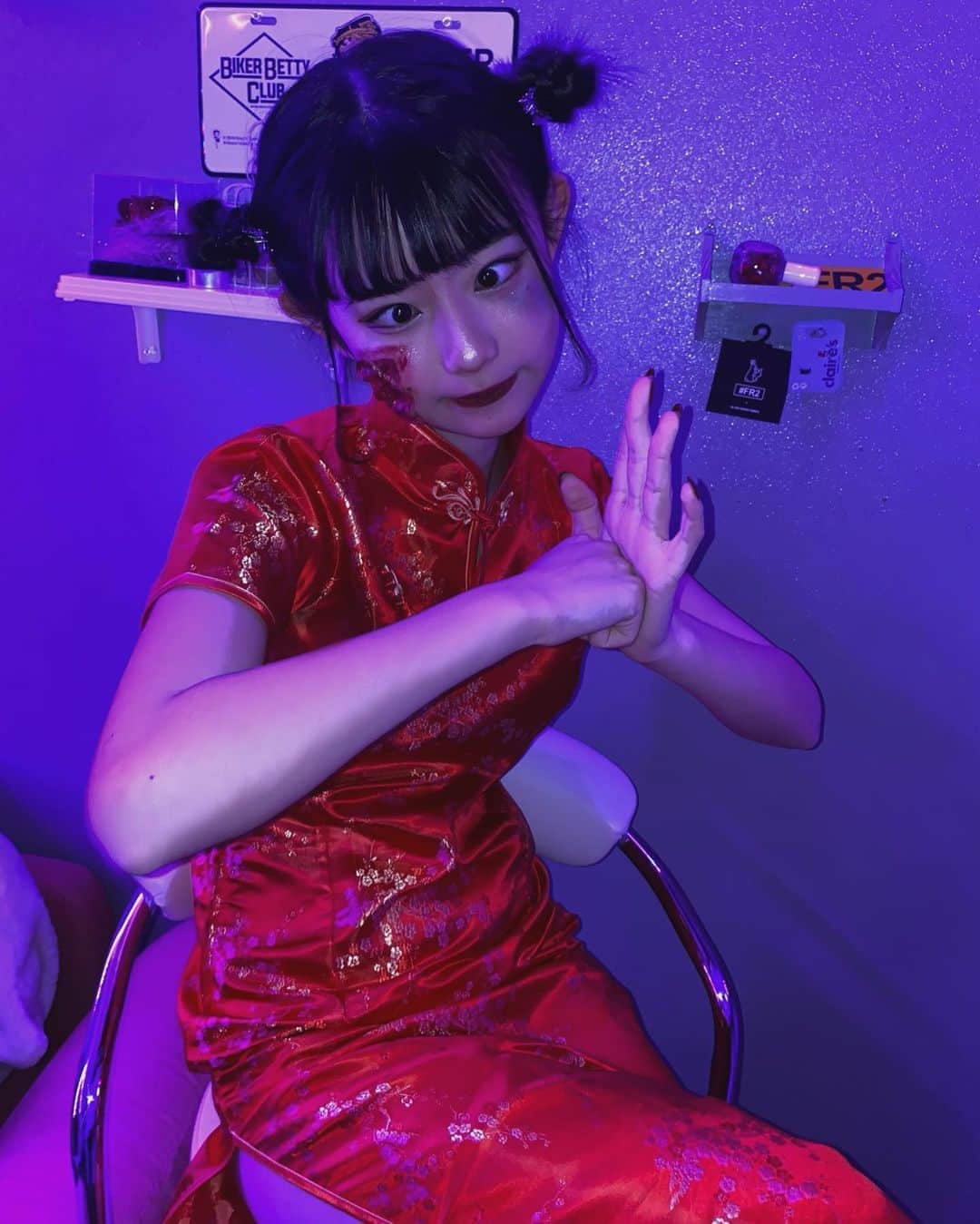 かれんのインスタグラム：「TikTok見てくれた？  #chinesedress」