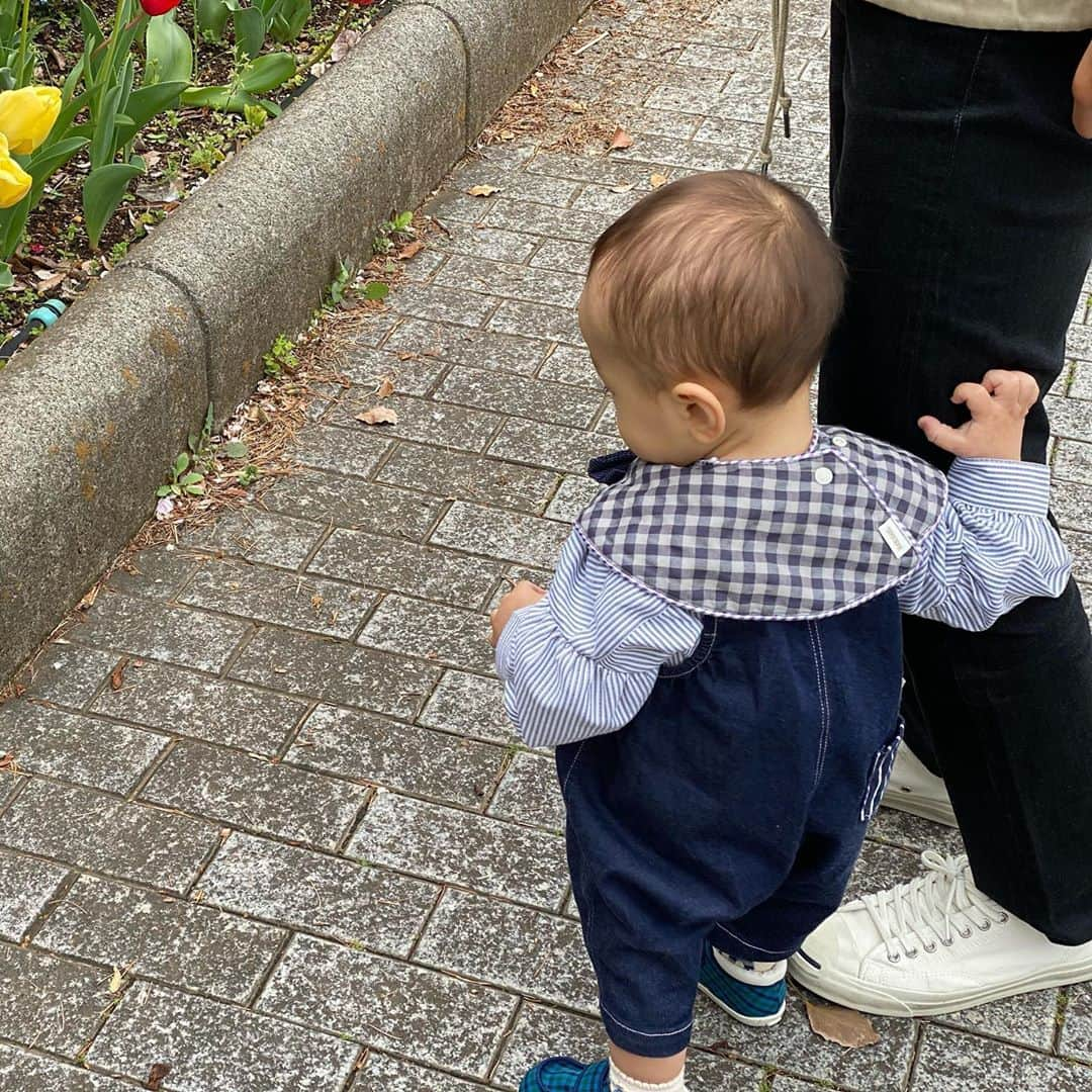 佐藤謙介さんのインスタグラム写真 - (佐藤謙介Instagram)「. 少しだけ散歩🚶‍♂️ もうすぐ息子も1歳。 まだ歩けません😐  #soccerjunky #サッカージャンキー #サッカーナッツ #coquette_enfants #familiar #claudiopandiani #引きこもり#散歩#息子 #泣き虫 #誰に似たのか」3月31日 17時09分 - ks080119