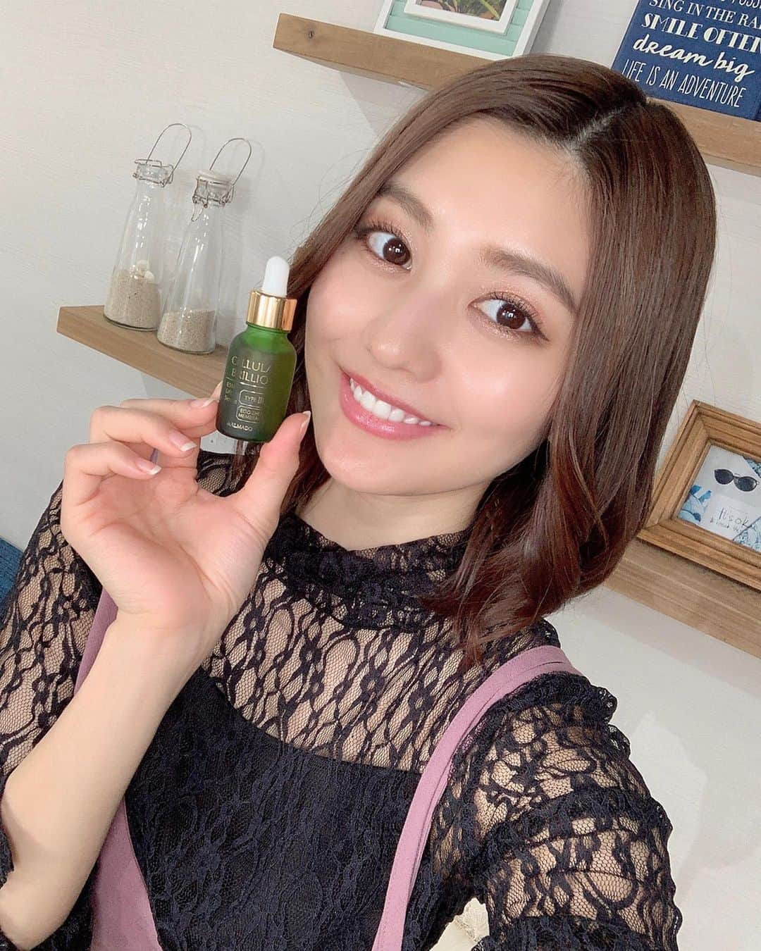 林ゆめさんのインスタグラム写真 - (林ゆめInstagram)「最近愛用してるアルマードのチェルラーブリリオ☺️﻿ ハリ、弾力、うるおいに良い「ブライト卵殻膜エキス」が高濃度96%も配合で、﻿アルコール、着色料、石油系界面活性剤など無添加なのでお肌に嬉しい😳﻿ YoutubeにもUPしているけどお肌のケアは色々研究してるよ🙋‍♀️❤︎﻿ ﻿ #チェルラーブリリオ #チェルラー #卵殻膜 #卵殻膜エキス #卵殻膜美容液 #アルマード #PR」3月31日 17時35分 - ___yuume.18