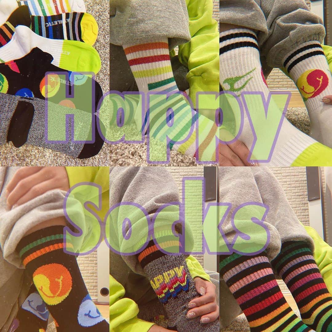 Rioさんのインスタグラム写真 - (RioInstagram)「💝🎁💐 . #ハッピーソックス #春夏コレクション #HappySocks #HappinessEverywhere #athleticbyhappysocks」3月31日 21時08分 - rioflake0107