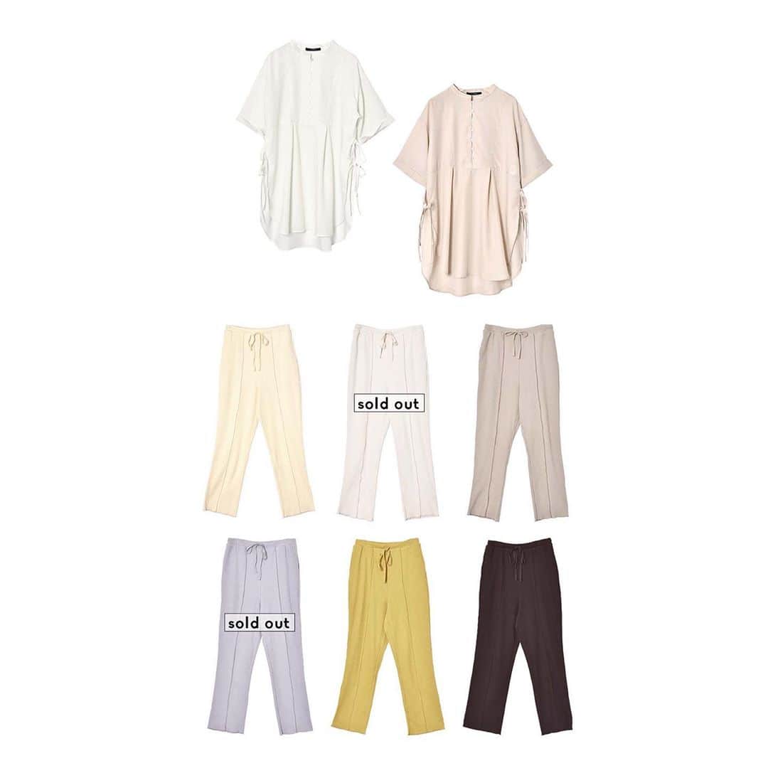 w closetさんのインスタグラム写真 - (w closetInstagram)「≪SET FAIR≫  SET FAIR ♯02  バンドネック脇リボン半袖プルオーバー #323224  ワイドリブ配色メローパンツ #320068  チュールサンダル #329025  ショートジャケット #323250  #wcloset #ダブルクローゼット #wears #2020ss #セットフェアー #setfair」3月31日 21時53分 - wclosetwearsinc