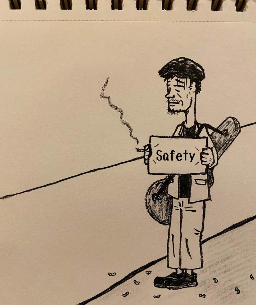 月に吠える。さんのインスタグラム写真 - (月に吠える。Instagram)「ムウウウ #safety  #大森南朋  #ペン #筆ペン #jacobworried」3月31日 22時30分 - tsukinihoeru.6960.naoomori