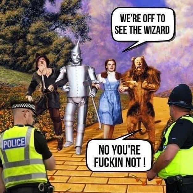 ブライアン・アダムスのインスタグラム：「Wizard of Oz 2020 #wereofftoseethewizard #socialdistancing #covid_19」