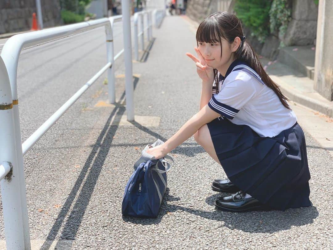 井上瑠夏さんのインスタグラム写真 - (井上瑠夏Instagram)「おわる〜🥺﻿💭 ﻿ ﻿ #LJK ﻿ #JK﻿ #学生  #ありがとう﻿ #制服」3月31日 23時42分 - ruka_inoue48