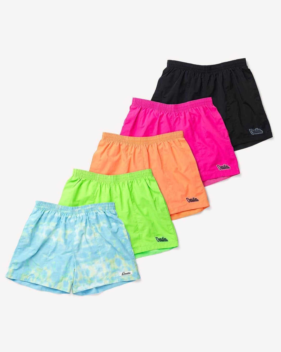 オバディア&サンズさんのインスタグラム写真 - (オバディア&サンズInstagram)「Main Beach Nylon Shorts are back for Spring in neons with rubberized logo. Now available online.」4月1日 0時00分 - ovadiany