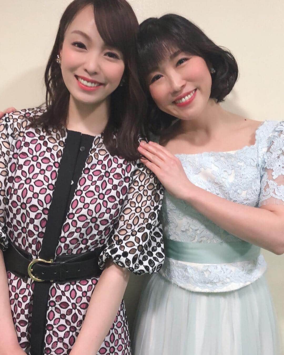 杜このみのインスタグラム：「いつでも笑顔が素敵で、お優しい 水森かおりさんと💓」