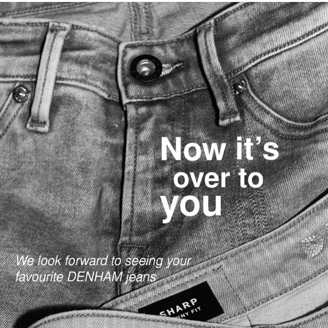 デンハムさんのインスタグラム写真 - (デンハムInstagram)「Hang up those video call...we’ve put a challenge to our DENHAM family. Swipe to see how to get involved...... #wearthisintogether #denham #jasondenham #denhamthejeanmaker #jeans #denim #selvedgedenim #selvedge #thetruthisinthedetails」4月15日 19時31分 - denhamthejeanmaker