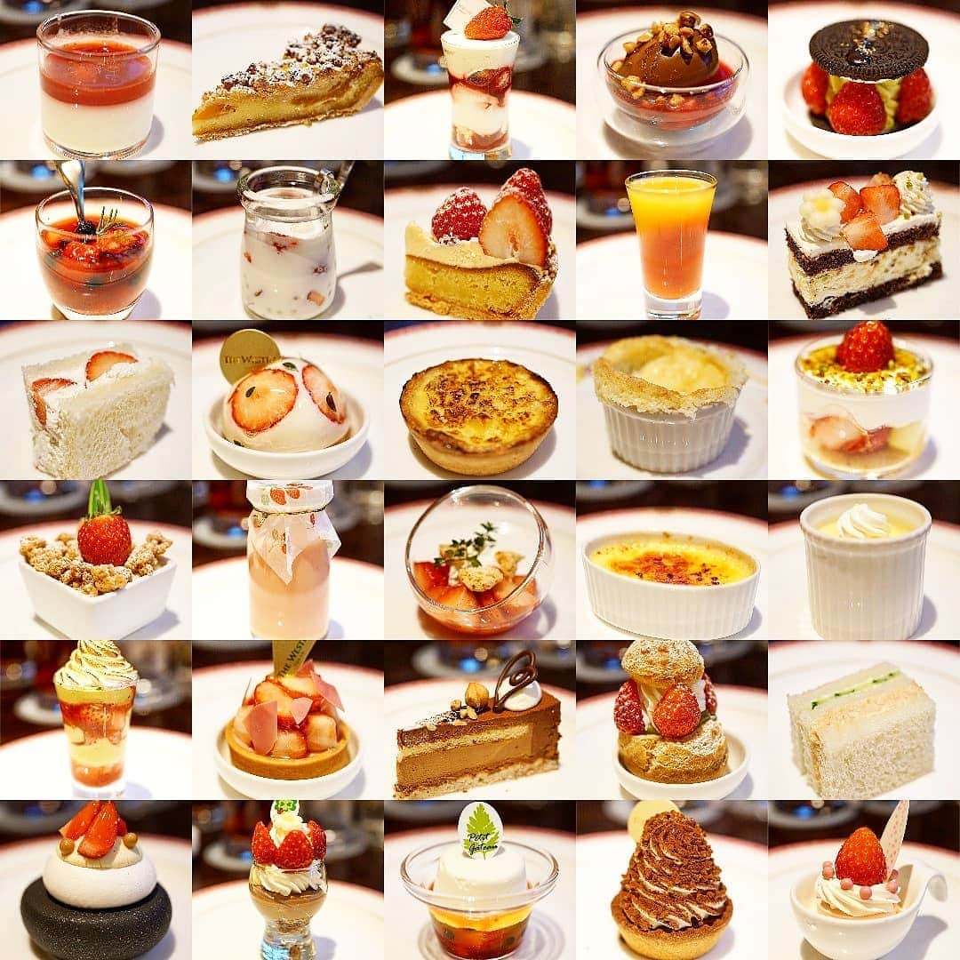 石関友梨のインスタグラム：「ウェスティン苺スイーツビュッフェまとめ🍓🍓🍓 #ウェスティンホテル東京 #いちごビュッフェ #ストロベリーデザートビュッフェ #いちご #食べ放題 #制限時間ある中良くこれだけ写真撮ったもんだ #これでもまだ全種類じゃない #種類ありすぎ #strawberry #buffet #parfait #Japanesefood #ホテルランチ #日本一 #予約困難 #幸せすぎてしんどい #来年また行きたいな #2月 #苺の季節 #甘いものに飢えてる #スイーツ嬢 #東京食べ放題 #食べ歩きしたい #目の保養 #早くコロナが終息しますように」