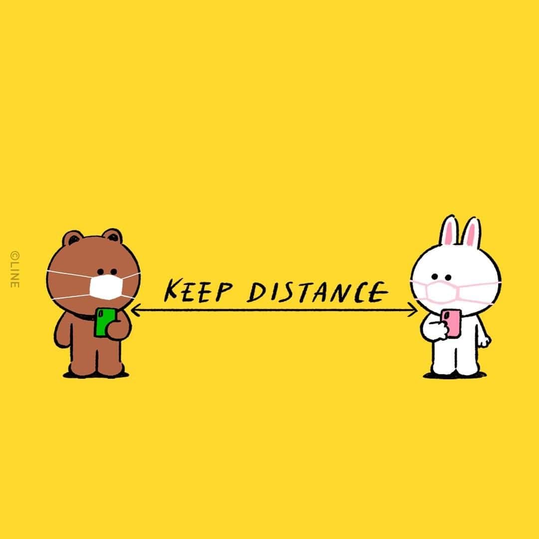LINE FRIENDSさんのインスタグラム写真 - (LINE FRIENDSInstagram)「We're counting on each other!  Do it for all of us! ✊  #StayatHome #SocialDistancing #SelfQuarantine #FlatteningtheCurve #Hygiene #Health #COVID19 #Coronavirus #BROWN #CONY #SALLY #LINEFRIENDS」4月15日 12時03分 - linefriends