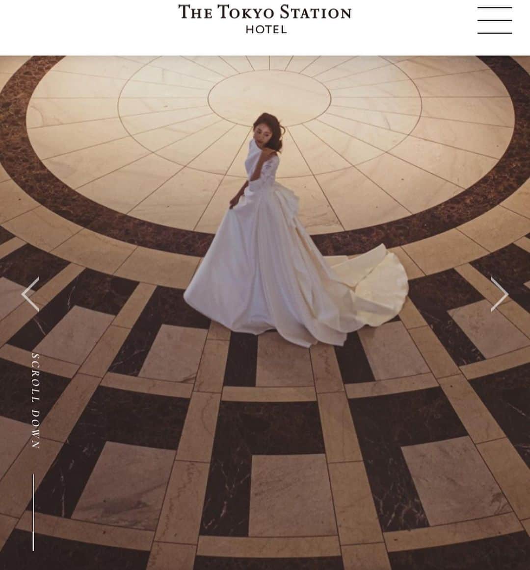 江藤百香のインスタグラム：「Tokyo Station Hotel wedding 🗼✨ #東京ステーションホテル」