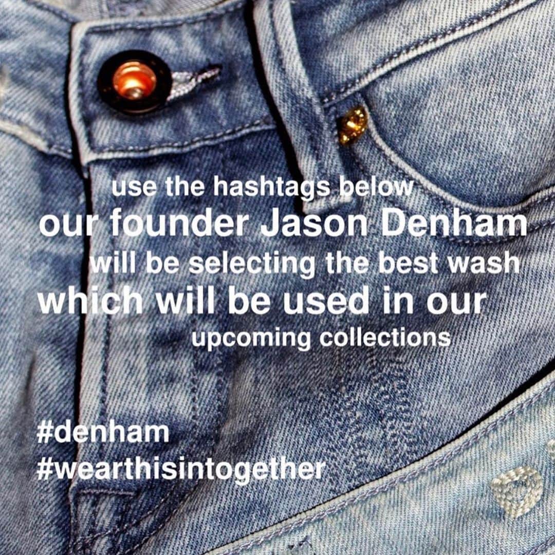 denham_japanさんのインスタグラム写真 - (denham_japanInstagram)「. あなたのお気に入りのDENHAM DENIMを募集します👖﻿ 履き込みデニムの色落ちや、お気に入りのwash、﻿ カスタムしたものなど...﻿ ﻿ 今月中に#denham #wearthisintogether の﻿ ハッシュタグを付けてデニムの写真を投稿して下さい。﻿ DENHAMの設立者Jason Denhamが、その中から選んだデニムを、これから作成されるコレクションに採用します✨✨✨﻿ 今すぐにでもスタートしましょう！﻿ ﻿ 皆さまの投稿を楽しみにしています✂️✂️✂️﻿ ﻿ ﻿ #denham #wearthisintogether ﻿ ﻿」4月15日 17時31分 - denham_japan_by_aki_negishi
