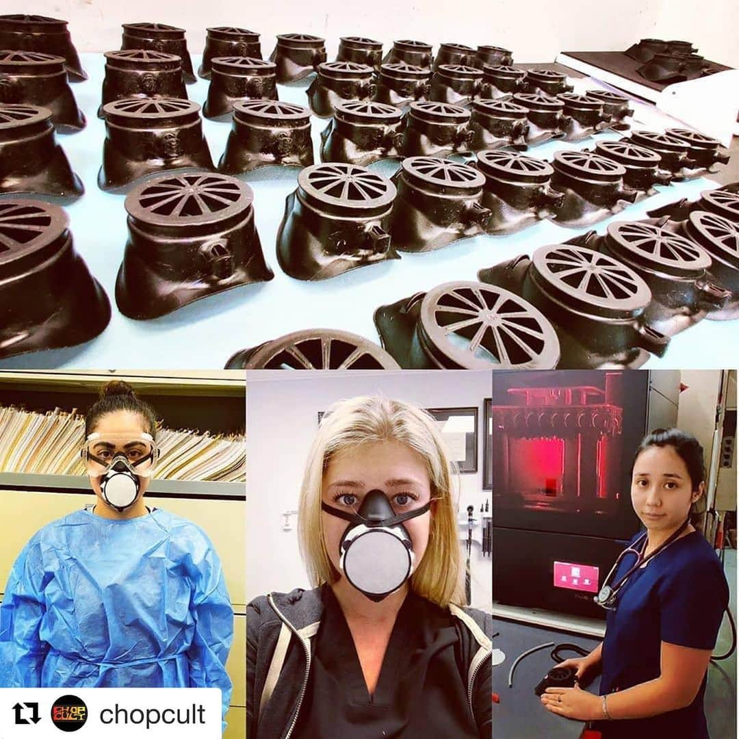 ケアリー・ハートさんのインスタグラム写真 - (ケアリー・ハートInstagram)「This is amazing!!! Awesome work 👍👍👍👍. #Repost @chopcult with @get_repost ・・・ We want to ask you to take a moment to support the @liracing team = Matt Mendez, Christian Price, Matt Gonzalez, Manny Rosa, Jeremy Torres, and Matt's wife, Barbara Mendez. LI Racing is known for creating top-quality motorcycle parts, CNC routing, machine shop work, and more. They have designed and are now manufacturing reusable respirators for first responders and healthcare workers. Please give @liracing a follow, scroll their feed to see their progress, hit the link in their bio to donate, and help spread the word. ✌  @liracing We have been humbled by our community with the amount of support we have received so far and are proud to say phase one of our PPE production is officially complete. As you can see some masks have already reached healthcare workers in the frontlines. Our estimated Phase Two funding will be utilized to produce enough masks per week to cover one small hospital’s entire staff. Click the link in our bio for more info and GoFundMe page.  Stay safe. and never forget- WE ARE IN THIS TOGETHER.  Thanks to @chris_koutsis for helping us with the first #gofundme, he was a huge help.  #covid19 #covid19ny #covid19usa #covid19efforts #healthcareworkers #covid19ppe #frontlineworkers #firstresponders #protectourhealthcareworkers #protectourfirstresponders🇺🇸 #pandemic2020 #coronaviruspandemic #chopcult #community #instamoto #instagood #thegoodlife #donate #togetherwecan #regrann #repost #youcandoit」4月1日 10時30分 - hartluck