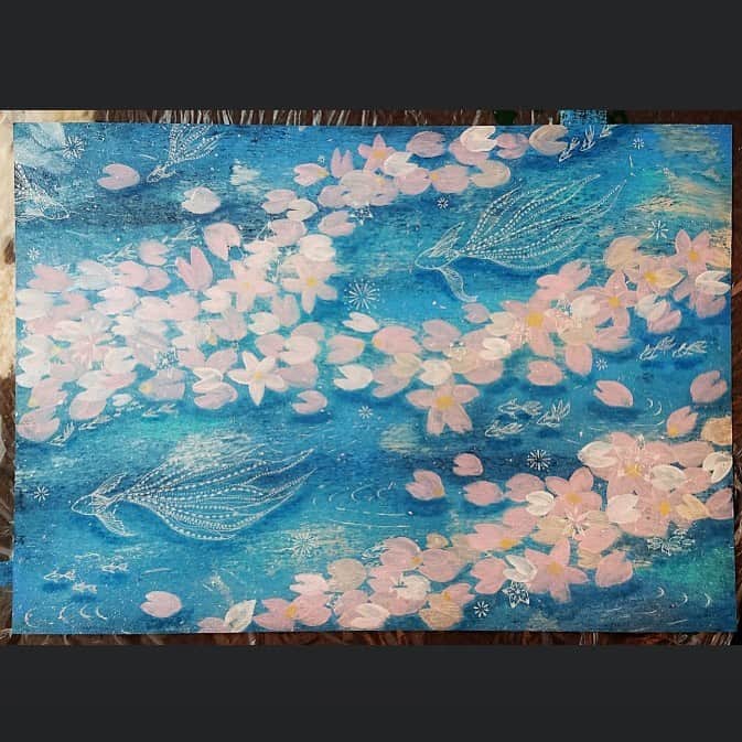 田中いちえのインスタグラム：「知り合いの人の書いた絵が素敵です🥺 #柴尾」