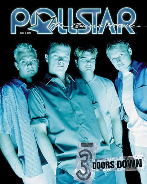 3 Doors Downさんのインスタグラム写真 - (3 Doors DownInstagram)「The cover of @pollstar_official from 2000. #TheBetterLife2020」4月1日 6時40分 - 3doorsdown