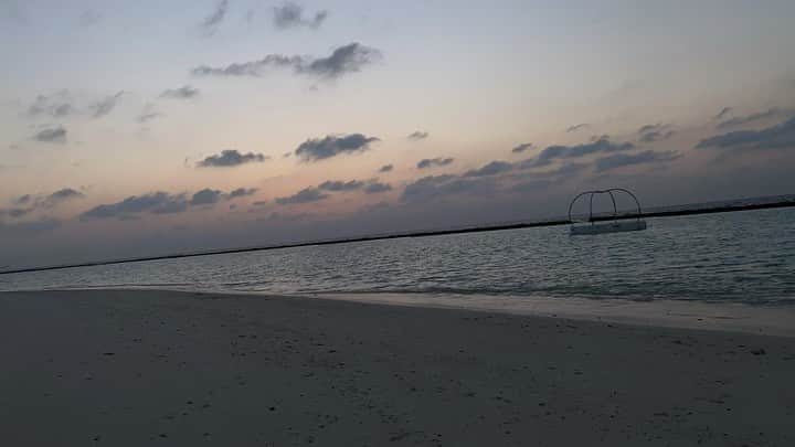 石條遥梨のインスタグラム：「とても綺麗だったのでみんなにおすそ分け🥺🌅 ・ ・ #Maldives#sunrise」