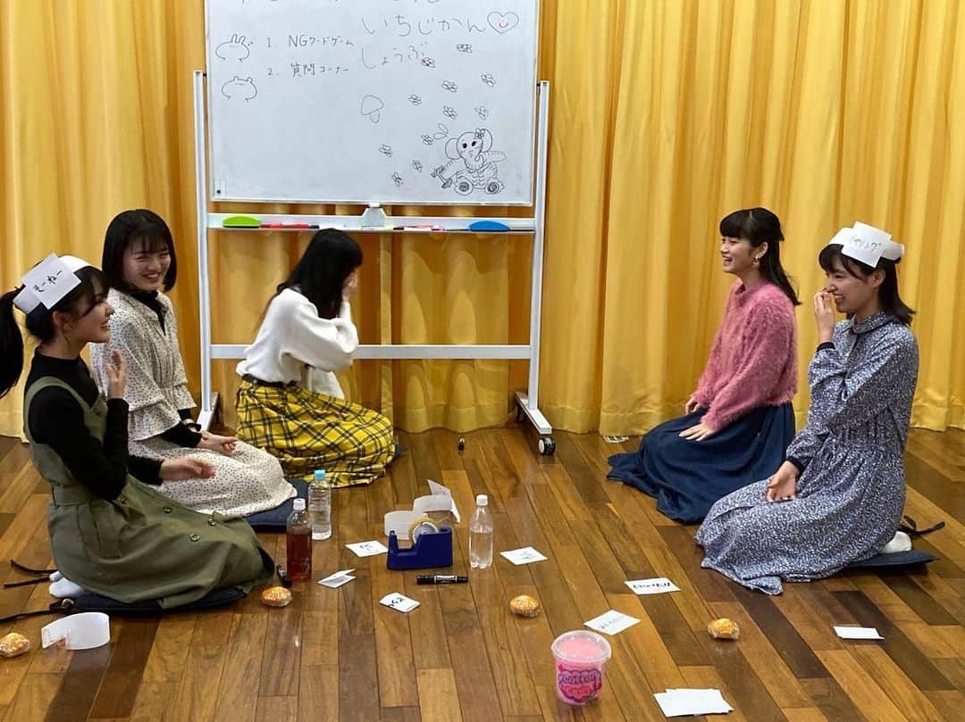 ばってん少女隊さんのインスタグラム写真 - (ばってん少女隊Instagram)「ゆるっとはいしんいちじかん NGワードゲームより #星野蒼良 #上田理子 #瀬田さくら #西垣有彩 #希山愛 #ばってん少女隊 #ばっしょー #スタプラ」4月1日 15時20分 - but_show.insta