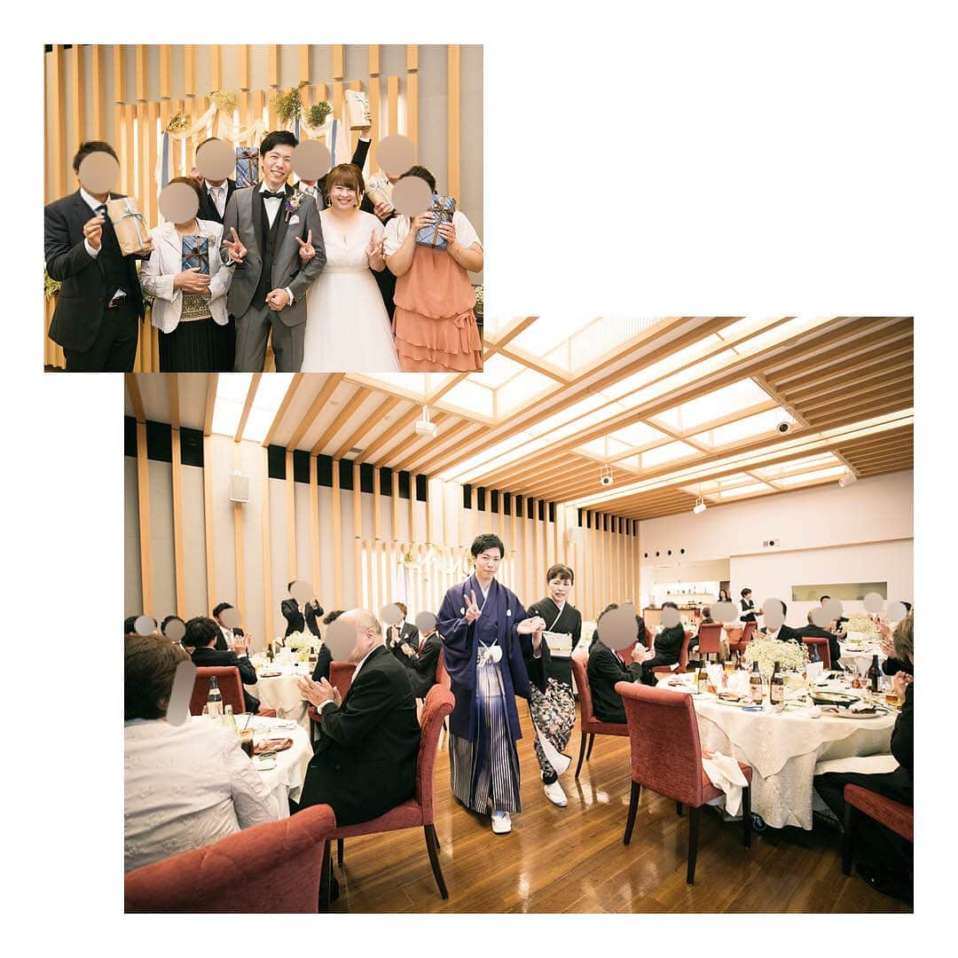 結婚SANKA(けっこんさんか)さんのインスタグラム写真 - (結婚SANKA(けっこんさんか)Instagram)「＼ウエディングレポ／ 『由緒ある神社での結婚式。ゲストと過ごした荘厳な時間に感動！』富山県富山市　Sさん＆Rさんカップル . 髙瀬神社 . 緑が美しい境内を、ゲストと列をなして神殿へと向かう「参進」の儀式🌿 . 「神聖な雰囲気の神殿での挙式は、鳥肌がたつくらい緊張しました」と、新婦Rさん。大和言葉の祝詞に、生演奏の雅楽の響き、巫女の舞など、伝統と格式を感じる儀式は、ゲストにも新鮮だったようです⛩ . 挙式後に行なった大盛り上がりの「もちまき」は、福井の結婚式文化からヒントをゲット。みんな、無邪気に楽しみました🌟 . 披露宴の前には、会場のテラスで鏡開きを🍶樽はそのまま会場にディスプレイし、ゲストが自由に飲めるようにしたのだそう。 . お色直し中座では、お母さんをお手引き役に指名！「手をつなぐのは十年以上ぶりで、喜んでくれました」と新郎Sさん。旗付きのケーキが当たったゲストには、サプライズのプレゼントを🎁 . 前撮りは桜の季節に、神社近くの並木道で行いました。新郎Sさんの愛車も使ってフォトジェニックな写真を撮影📷「結婚式当日は慌ただしくなると思い、前撮りはゆっくりと。思い通りに撮影できたのでよかったです」と、二人も大満足！ . 白無垢に憧れて神社での結婚式を選んだ二人。七五三や初詣など、家族で度々足を運んでいた場所だったそう。そこに、結婚式という特別な想い出が加わりました。 . . . 結婚SANKAがつくるWebマガジンmarricoでは、髙瀬神社や、そのほかの会場で挙げた北陸カップルのリアルな結婚式をたくさんレポートしています！ . @kekkonsanka_weddingのURLからmarricoのウエディングレポへ . . about 結婚SANKA . 石川・富山・福井の花嫁のための結婚準備メディアです 雑誌とWebサイト、Webマガジン「marrico」の3つで、北陸花嫁に役立つ地元の結婚準備情報を発信中です . . ＼北陸花嫁を応援／ ただいま、結婚SANKAのWebサイトからブライダルフェアを予約＆参加で、最大16,000円分のギフトカードをもれなく全員にプレゼント中。 結婚準備、新生活、息抜きデートに使ってください https://kekkonsanka.com . .」4月1日 17時25分 - kekkonsanka_wedding
