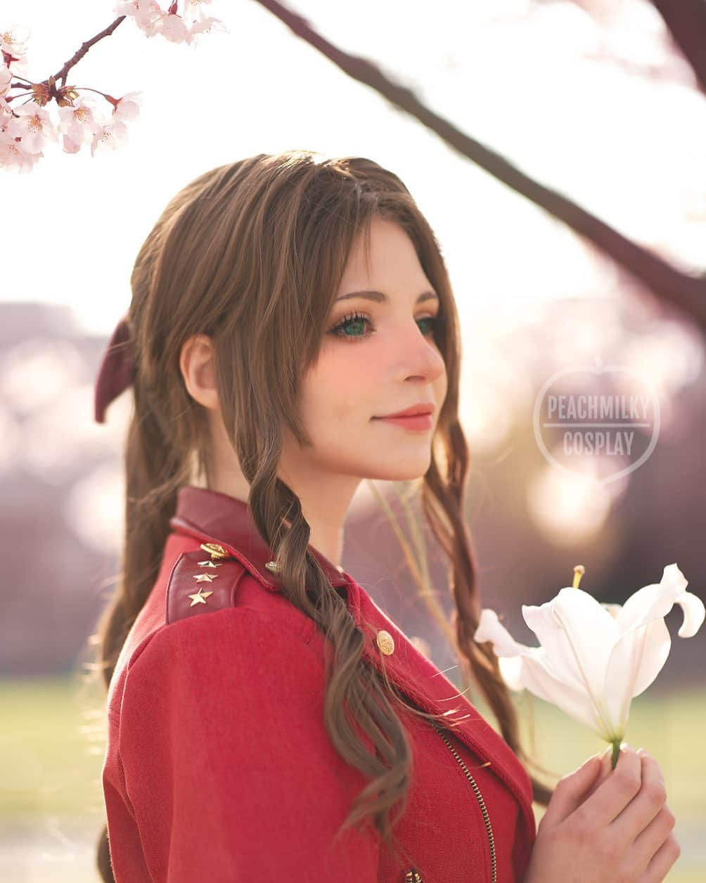 ソフィーさんのインスタグラム写真 - (ソフィーInstagram)「"Let's see....how about I go out with you once?" Hope you guys are ready for lots of Aerith appreciation from me this month! So excited to finally play FFVIIR! -  Cosplay from @fmanime  Photo by @lukecraigphoto -  #FFVIIR #aerith #aeria #finalfantasy #ff7remake #エアリス #ファイナルファンタジー #aerithcosplay #コスプレ #コスプレイヤー #sakura」4月1日 18時05分 - peachmilky_