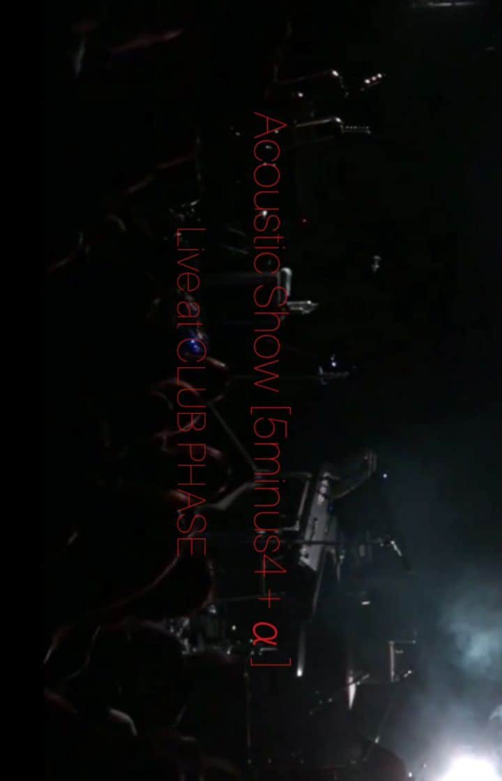 のインスタグラム：「2016.0201 Live at CLUB PHASE」