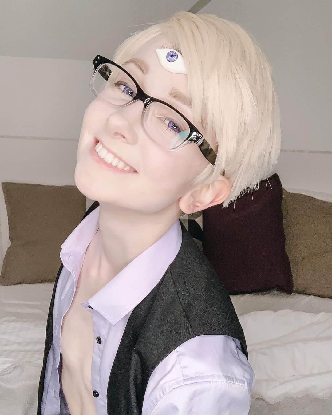 姫沢のインスタグラム：「💜💜💜 Turns out as bad as the pandemic is right now, I still have to cram in 5 asessments into 3 weeks. Really happy the support I got from everyone on my last post! Thank you!  #wtnv #welcometonightvale #wtnvcecil #wtnvcosplay #cecilpalmer」