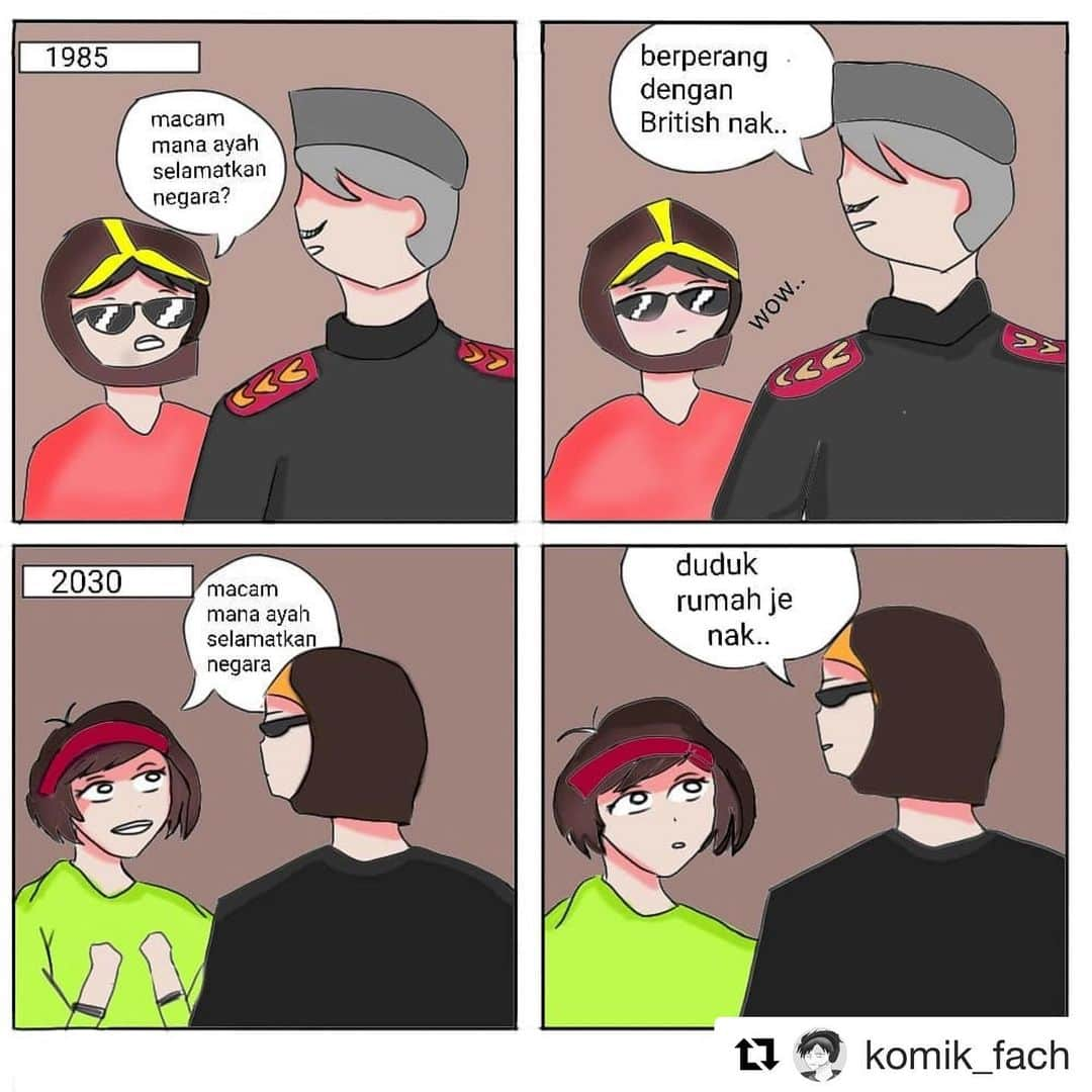 Koleksi Komik Malaysiaさんのインスタグラム写真 - (Koleksi Komik MalaysiaInstagram)「#Repost @komik_fach with @get_repost ・・・ Sorry about the colouring I hope I can change it soon.. . #komik_fach  #komiklokal #komikmalaysia #komikdigital #komikmontaj #komik #gengkomik #gengkomikmalaysia #komiklawak #komikremaja #koleksikomik . Pls Repost ⬇️😔😔」4月1日 22時02分 - tokkmungg_exclusive