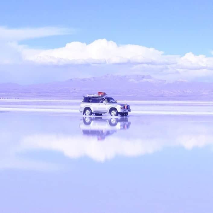塩見珠希さんのインスタグラム写真 - (塩見珠希Instagram)「夢みたいな現実の景色  #ウユニ塩湖 #一年前 #外出自粛で #思い出投稿」4月1日 22時13分 - _shiomi6