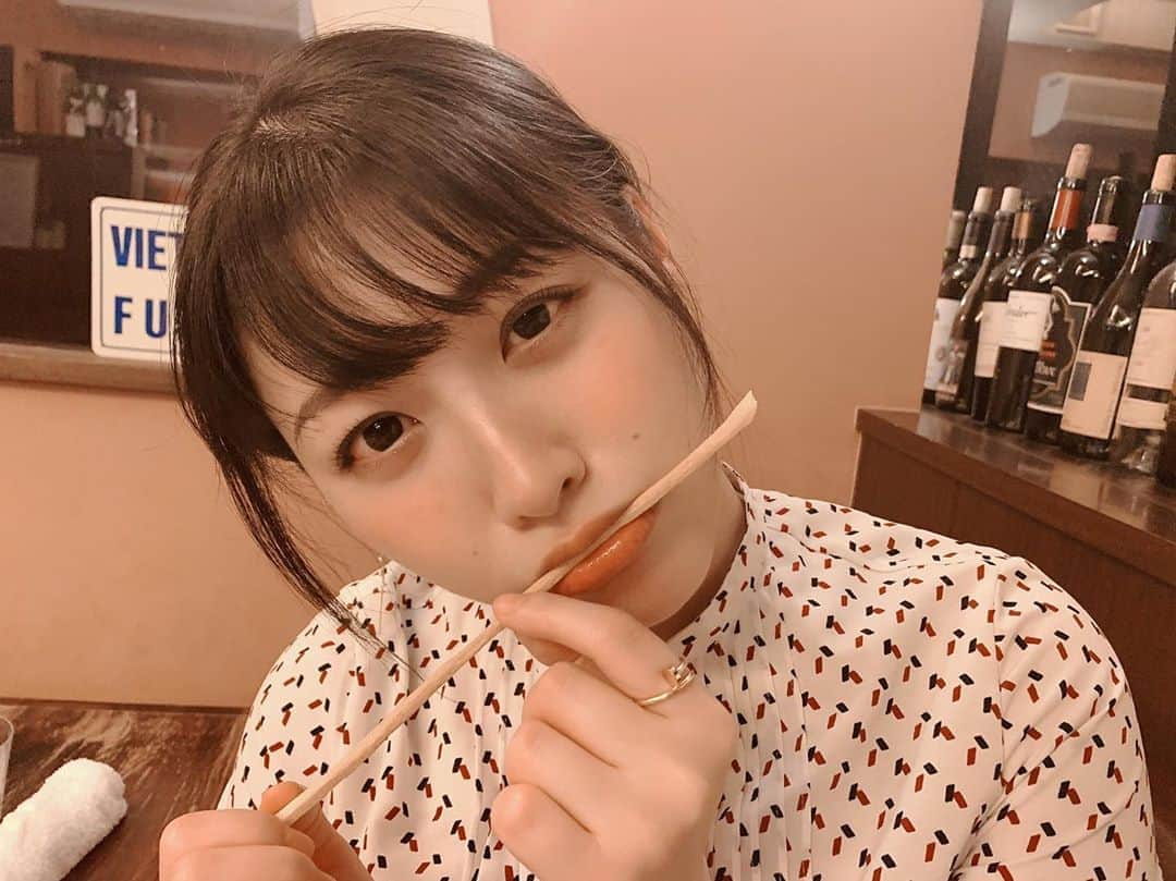 春原未来さんのインスタグラム写真 - (春原未来Instagram)「#甘えたい #気分 #春原未来 #wine . 今夜は自宅で, #gevreychambertin #2014 を飲みました‪‪☺︎‬ . #fighting #andràtuttobene」4月1日 23時54分 - sunohara_miki