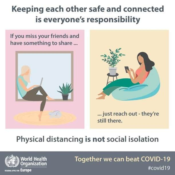 グッチさんのインスタグラム写真 - (グッチInstagram)「Physical distancing is not social isolation. Gucci supports the World Health Organization @who on fighting #COVID19. Keeping each other safe and connected is everyone’s responsibility. Stay connected with friends and family through calls, reach out to neighbors who can’t go out to see if they need assistance, collaborate creatively online, talk to those who you can’t visit in person. We Are All in This Together #GucciCommunity #StaySafe #FlattenTheCurve Join with us and donate now to the United Nations Foundation’s Covid-19 Solidarity Response Fund in support of the World Health Organization through the Donate Sticker on our Stories. @alessandro_michele」4月2日 1時52分 - gucci