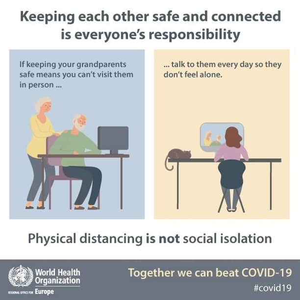 グッチさんのインスタグラム写真 - (グッチInstagram)「Physical distancing is not social isolation. Gucci supports the World Health Organization @who on fighting #COVID19. Keeping each other safe and connected is everyone’s responsibility. Stay connected with friends and family through calls, reach out to neighbors who can’t go out to see if they need assistance, collaborate creatively online, talk to those who you can’t visit in person. We Are All in This Together #GucciCommunity #StaySafe #FlattenTheCurve Join with us and donate now to the United Nations Foundation’s Covid-19 Solidarity Response Fund in support of the World Health Organization through the Donate Sticker on our Stories. @alessandro_michele」4月2日 1時52分 - gucci