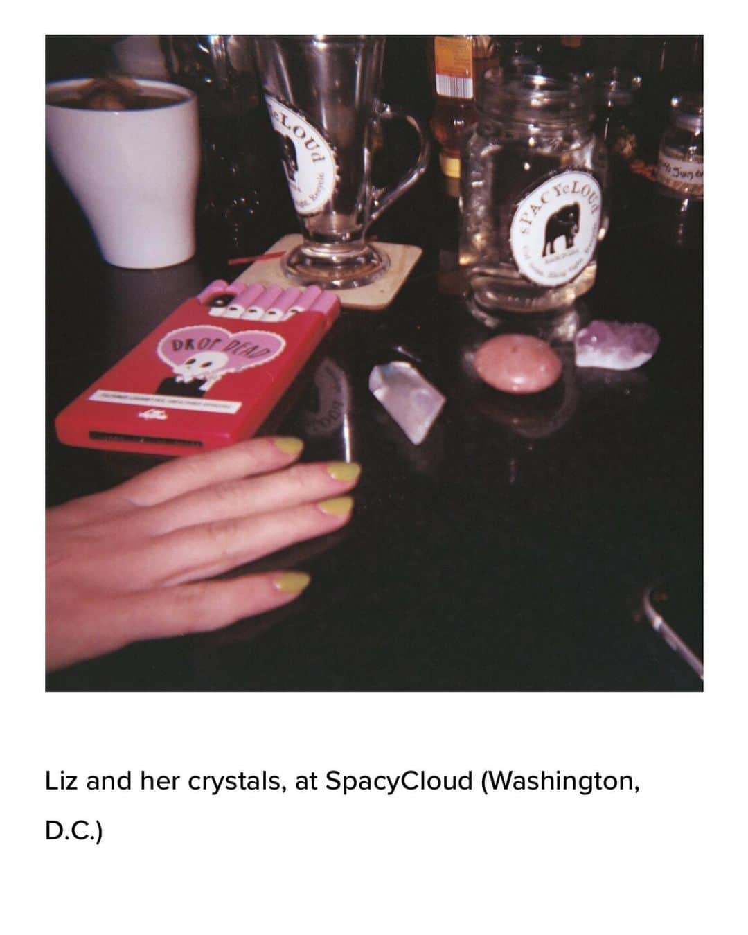 のインスタグラム：「We did an interview with Barricade Magazine while we were on tour last month! Link in bio to read ab us talking about The Voyager, crystals, and Julie Delicious 🧸🪐」