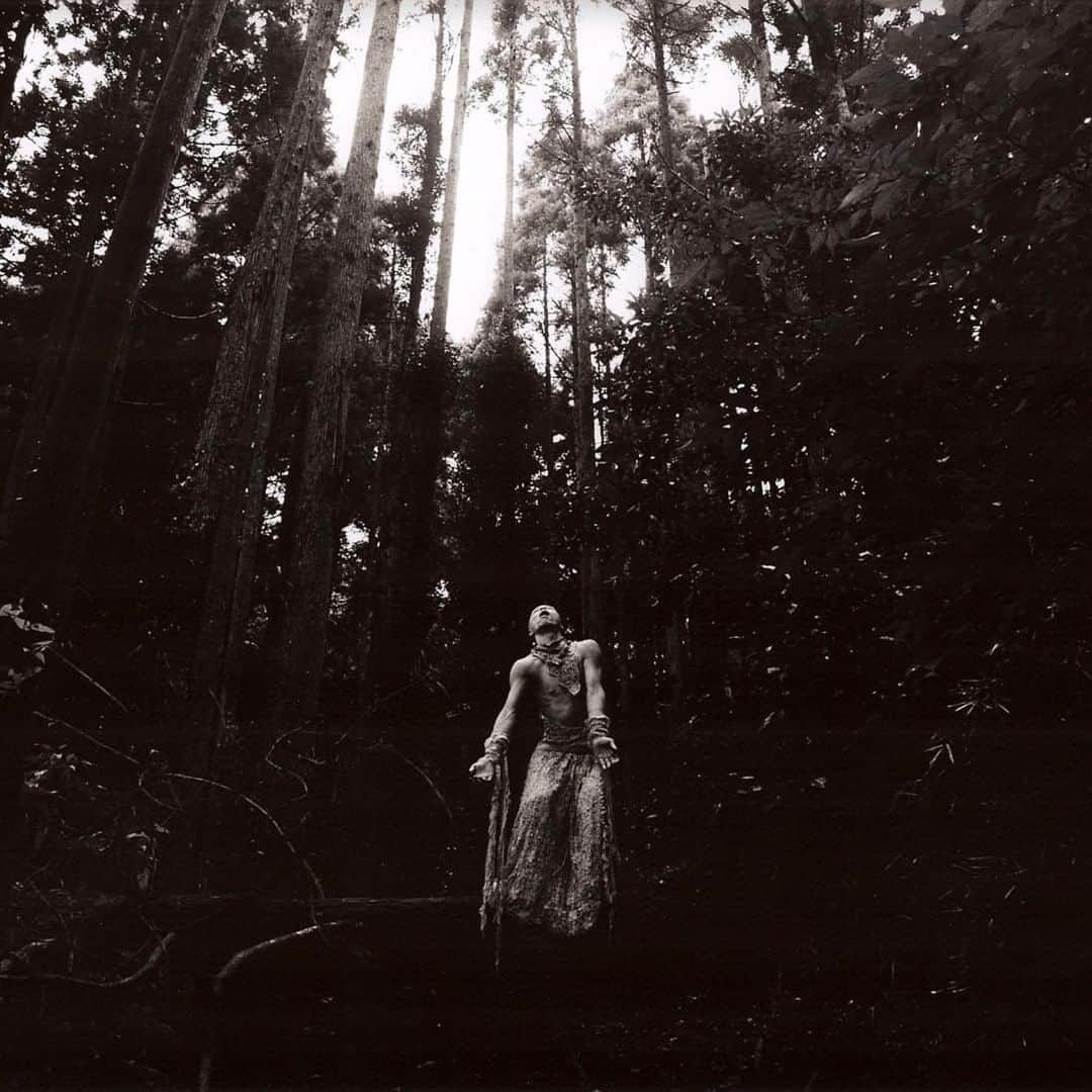 三田真一さんのインスタグラム写真 - (三田真一Instagram)「#Repost @nobuyoshiasai ・・・ Deep in the mountains of Chiba. Photo by Kenta Arai. Costume by @suzukitakayuki_atelier , @mitershinichi  #butoh #dance #dancer #contemporarydance #forest」4月2日 15時22分 - mitershinichi