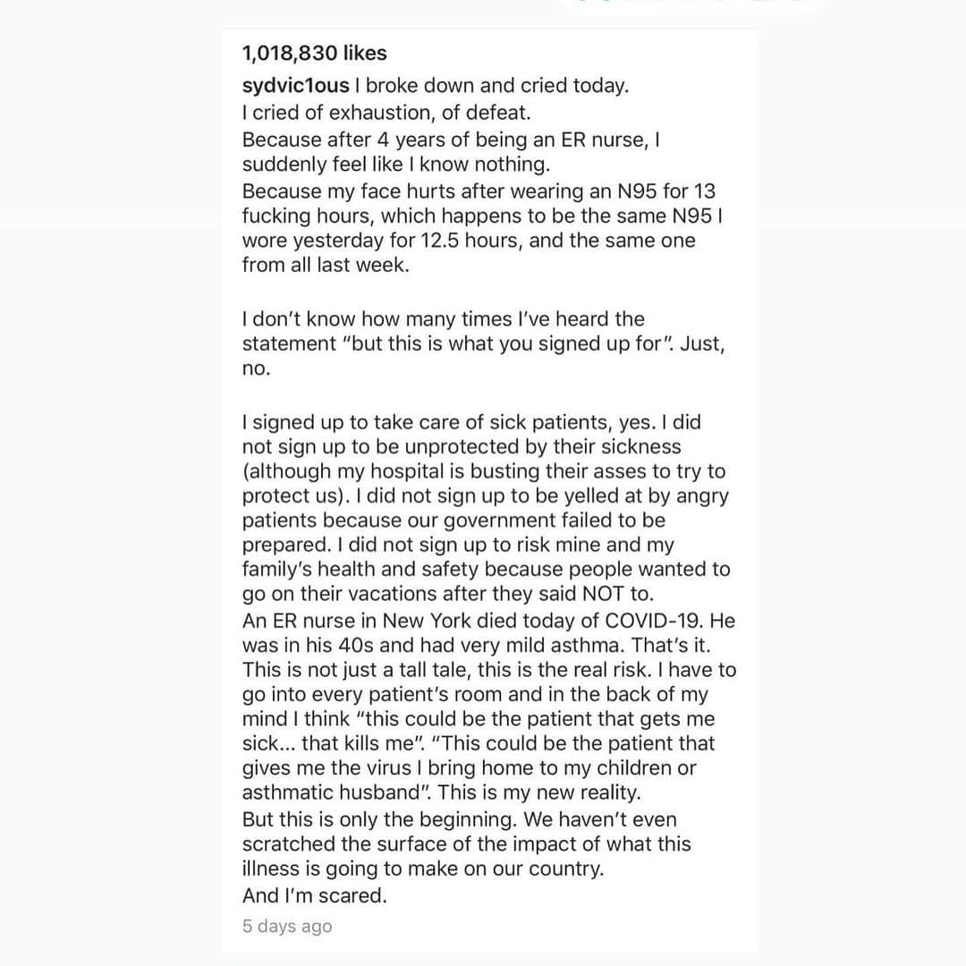 リヴ・タイラーさんのインスタグラム写真 - (リヴ・タイラーInstagram)「Thank you 🙏🏻💗🙏🏻💗to everyone who is giving their everything to protect us all. To wake up everyday and fight this monster head on. Thank you for your love and care and not giving up. To everyone still working to keep us all alive , fed and society supported on a daily basis , bless everyone staying home in various quarantine situations. It is challenging for all in many different ways. I’ve been overwhelmed myself with what’s happening. Trying to digest it all and protect my children. I had to take a breather from the pressure and normality of what was our reality before this virus hit us . We are now forever changed in so many ways. @davidgardner and i have 4 children ages 3,5,12,15. We have been in quarantine for 20 days. 🥴😬🙏🏻💗🙃 Omg taking care of 4 kids not in school is no fucking joke. Bless all caregivers🙌🏻24/7 cooking , cleaning , school, love , play , listening, more cooking , more cleaning and again. My hands are raw as so many’s are. I have been trying my best to keep my family going as normal. The news / tv is so painful everyday. So many suffering. What can we really do to help? We are told to stay home but my heart wants to check in on everyone.  Im very moved by the work still going on. The medical teams , scientists , all hospital workers , world leaders and everyday important workers keeping it all going. The little details mean everything. Thank you!!!! I hope you can feel our deep gratitude and know you are appreciated and supported. Who knows what is going to happen? This is a whole new fucking world 🙈What will life be like after all this ? We must believe in each other. In Mother Nature, In humanity , hold ourselves and our loved ones close in our hearts. I woke up this morning and this woman @sydvic1ous inspired me so much I broke out of my fear cacoon. I was in pure momma bear survival mode trying to care for my family . But my children’s love and laughter is so healing and humor between friends the greatest relief. Thank you thank you thank you to all the brave souls keeping it all going and risking their health and lives for us. Praying for safety and support for all. With love and a million hugs. Xoxox」4月2日 8時58分 - misslivalittle