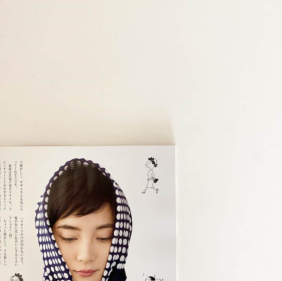 伊藤まさこさんのインスタグラム写真 伊藤まさこinstagram 週刊朝日臨時増刊号 サザエさんと長谷川町子春 ではサザエさんからヒントを得たスカーフお洒落を紹介しています Masakoitobooks 4月2日 12時23分 Masakoito29