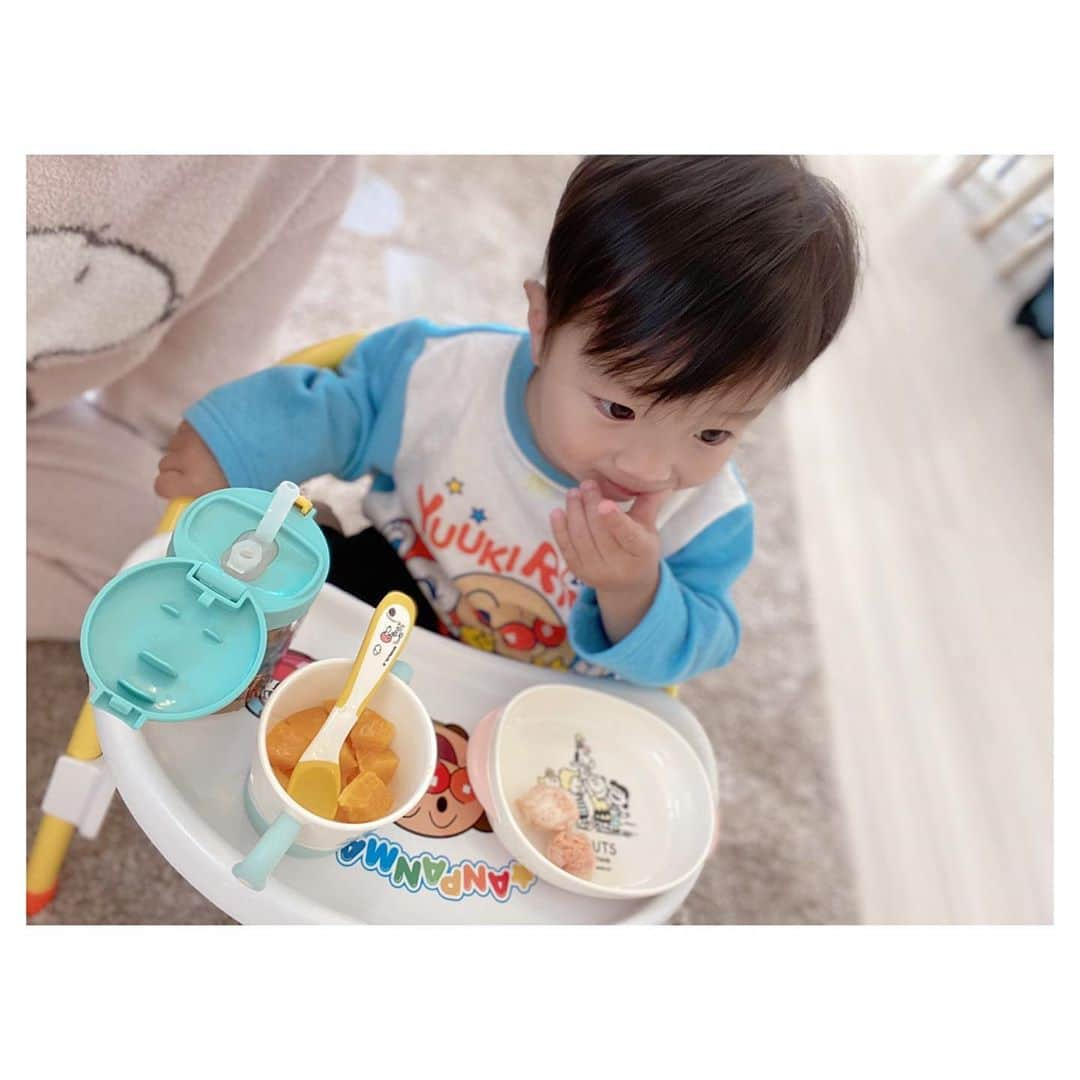 辻希美さんのインスタグラム写真 - (辻希美Instagram)「👶🍚👶🍚💕 #幸空 #朝ごはんshot #一歳三ヶ月 #👶🍚👶🍚💕」4月2日 13時26分 - tsujinozomi_official