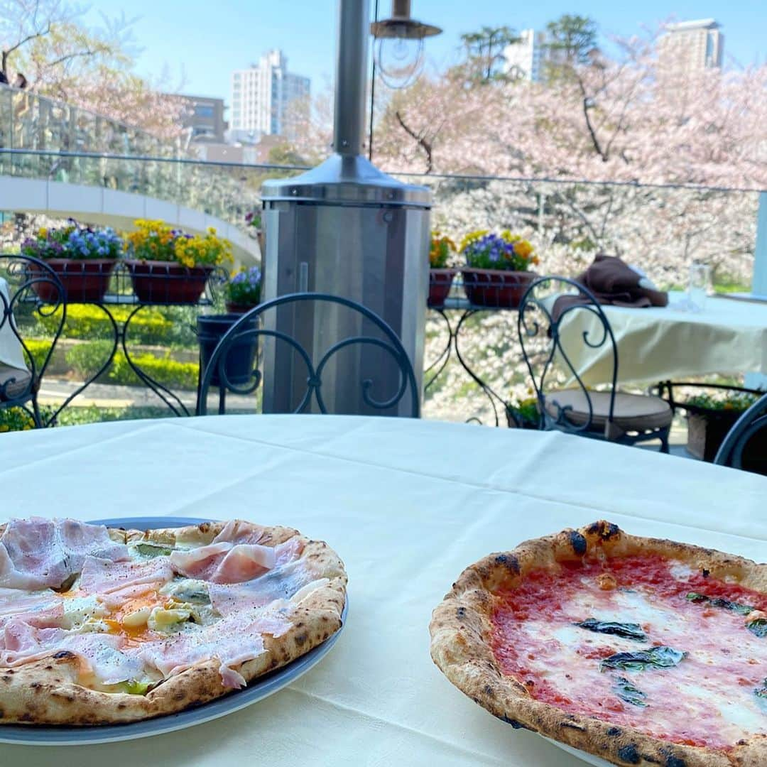 得あゆさんのインスタグラム写真 - (得あゆInstagram)「思い出写真…🌸🍕 ・ お仕事で外に出なきゃいけない皆様🥺 用事が終わったらすぐに家に帰るんだぞぉ✨ 健康でいて下さい🥺😭😢💓 おうちに着くまでがミッションだよ✨ ・ Thank you for your hard work today. mission to get home🔥 今天也辛苦了 到家为止都是任务🔥 ・ ・ ・ ・ ・ ・ ・ ・ ・ ・ #お花見#花見#ピザ#ランチ#お昼ごはん#お昼ご飯#マルゲリータ#グルメ#美味しい#東京#親友#友達#イヤリング#食べるの好き#在宅ワーク#おうちごはん#おうち時間#おうちカフェ#カフェ巡り#春服#春コーデ#桜#さくら#sakura#pizza#springfashion#japanesegirl#likelike#liketime#bestfriend」4月2日 20時34分 - tokuayu819