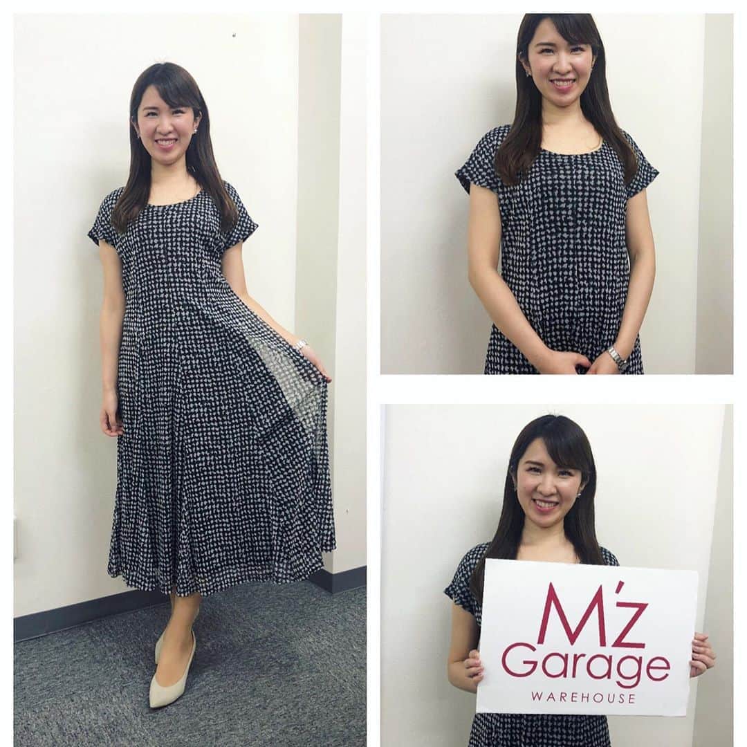 やまさき江里子のインスタグラム：「ニューズ・オプエド、3/31の衣装です！﻿ ﻿ リラックス感あるワンピースです♡﻿ 二層になっていますので、着心地軽いのに肉感を拾わず、インナーもひびきません！﻿ ﻿ ﻿ M'zGarageさんのお洋服です♡﻿ ﻿ M'z Garage----------------﻿ 五反田TOC店﻿ 東京都品川区西五反田7-22-17　ＴＯＣビル3F﻿ ﻿ #アナウンサー﻿ #女子アナ﻿ #エムズガレージ﻿ ﻿#あおみえり #アナウンサー衣装 ﻿#アナウンサーコーデ  #ワンピース好きと繋がりたい  #ワンピース大好き」