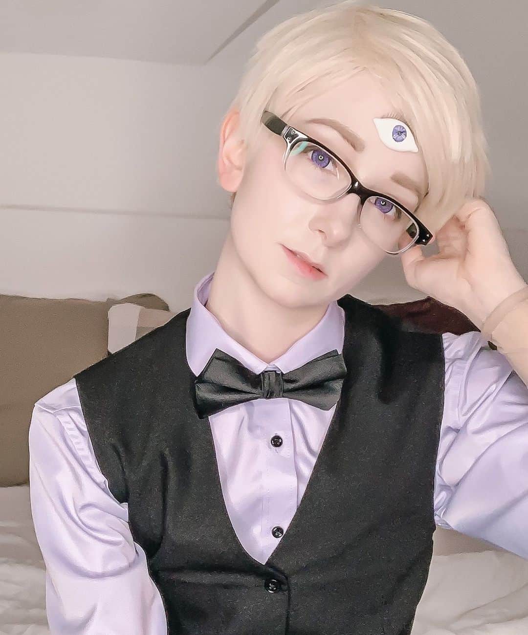 姫沢のインスタグラム：「💜💜💜 I spent the entire day on an essay and already forgot half of what I wrote about. Glad it‘s over, but there‘s still a lot left to do for finals... I hope everyone else is having a better time right now!  #welcometonightvale #wtnvcosplay #wtnv #wtnvcecil #cecilos #cosplayer #cecilpalmer」