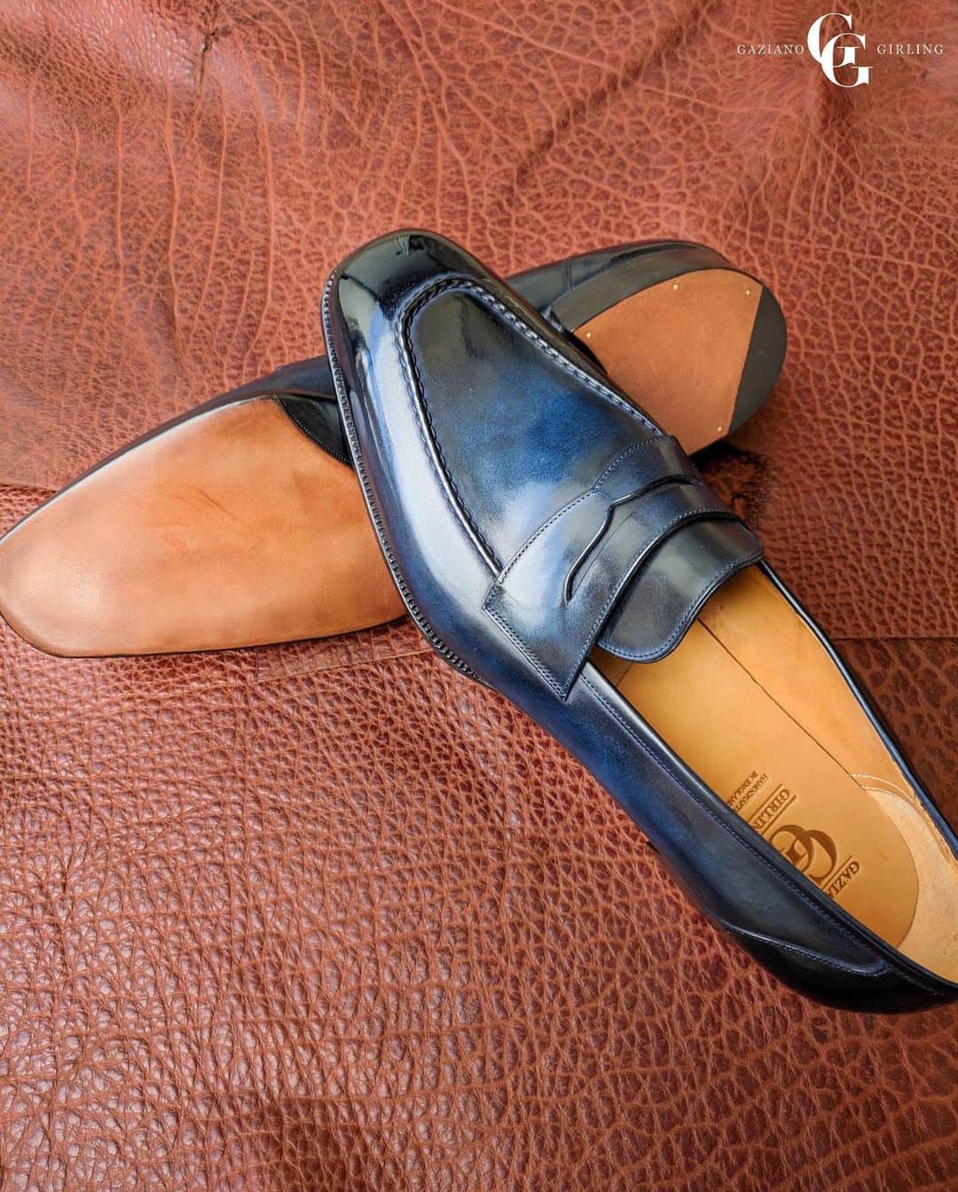 ガジアーノ&ガーリングさんのインスタグラム写真 - (ガジアーノ&ガーリングInstagram)「Bespoke Monaco In A Single Leather With A Beautiful Sapphire Patina. #ggmonaco . . . . . . . . . . #shoes #mensshoes #boots #mensboots #menboots #menshoes #shoegame #highendshoes #whatsonyourfeet #shoestyle #shoegamecrazy #shoegameonpoint #shoegamestrong #dapper #ootd #shoesaddict #shoesforsale #mensfashion #kickstagram #sotd #mensfashionpost #menswear #menwear #menstyle #mensstyle #shoegazing #shoestagram #shoeplug」4月3日 9時28分 - gazianogirling