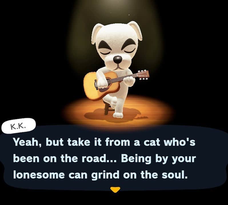 ジョン・メイヤーのインスタグラム：「Truer words have never been spoken than those of the blues-singing dog that visits your dreams in Animal Crossing.」