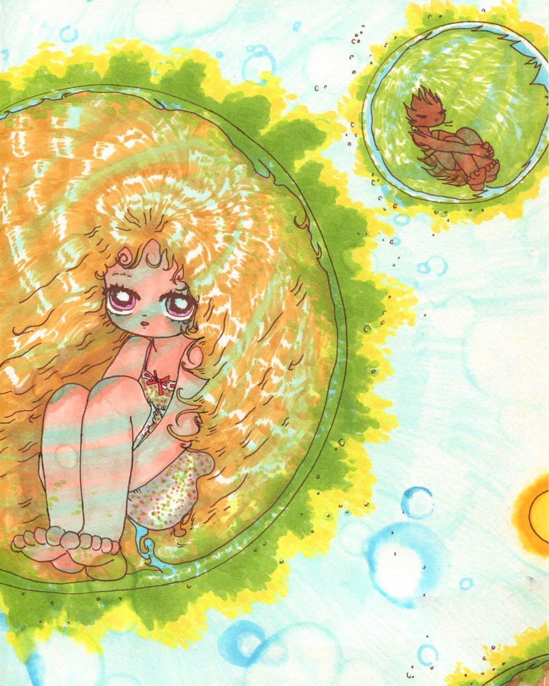 UNIFのインスタグラム：「♡ hope everyone is safe and calm ♡*♥ XO ⅅress by @myokahara」
