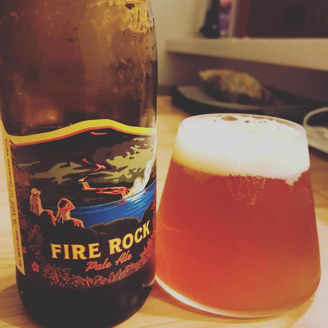 堀井亮佑のインスタグラム：「FIRE ROCKペールエール。会社ごと買い上げたい #beer #堀井ビールログ」