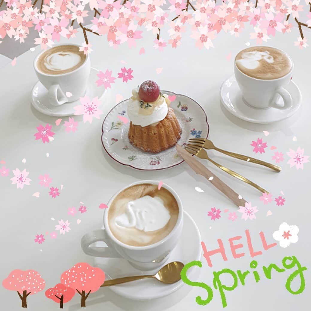 のインスタグラム：「Add some color this spring with these assorted hearts and flowers! 🌸🐝💐 . @kim.heong #linecamera #lineカメラ #라인카메라 #かわいい #kawaii #cute #手書き #手描き #handdrawn #桜 #サクラ #さくら #🌸 #春 #お花見 #花見 #花 #cherryblossoms #spring #sakura #flowers #illustrator #illustration #イラスト #イラストレーター #スタンプ #stamps #ステッカー #stickers」