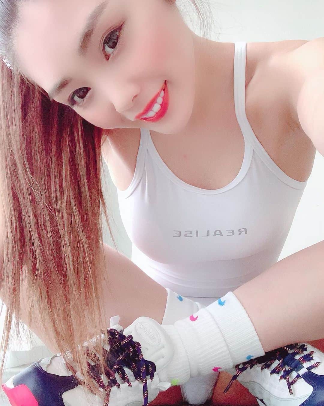 青海のインスタグラム：「REALISE祭👙  #REALISE #リアライズ #グラビア #グラドル #グラビアアイドル #costume #コスチューム #モデル #model #撮影 #gravure #Japan #japanese #japanesegirl  #水着 #Bikini #girl」