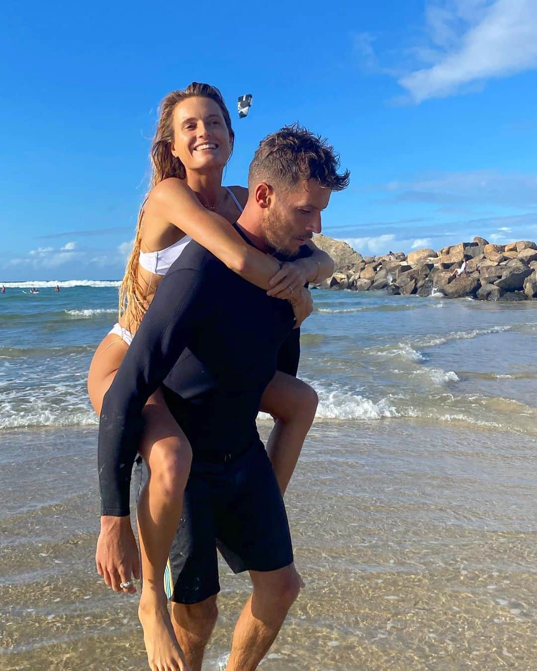アラナ・ブランチャードのインスタグラム：「Happy birthday to my person. I love you so much! Thank you for always being there for me and banks. You are my forever❤️ @jackfreestone」