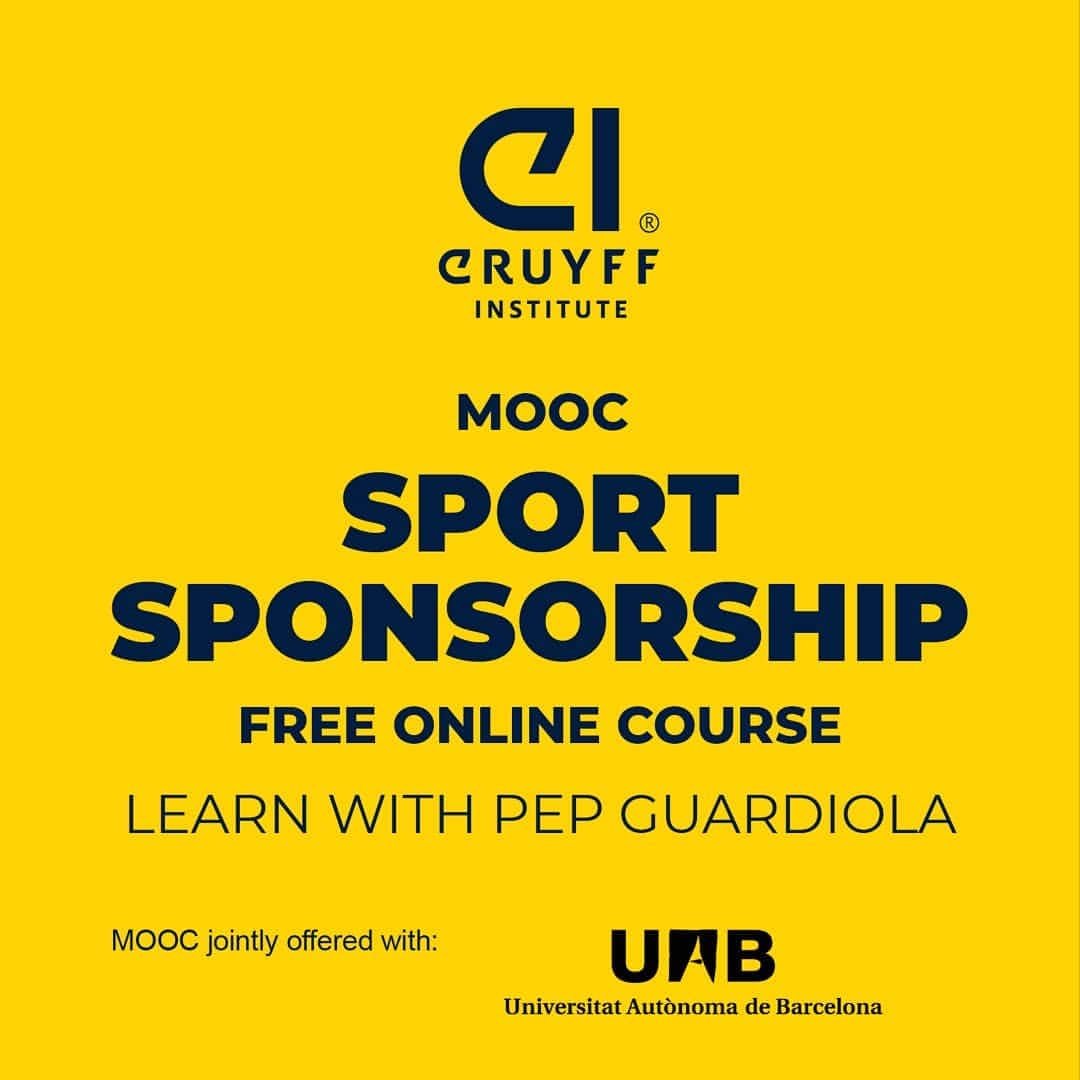 ヨハン・クライフのインスタグラム：「The Johan Cruyff Institute wants to inspire you with this free online course on sport sponsorship, which will start on April 1⃣4⃣. As @johancruyff would say; “Try to learn something new every day”. Learn more at: www.johancruyffinstitute.com/mooc/sport-sponsorship.html #IStudyAtHome #EducatingLeaders #CruyffLegacy」